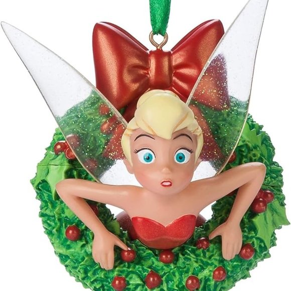 Tinker Bell Wreath Sketchbook Ornament - Picture 1 of 4